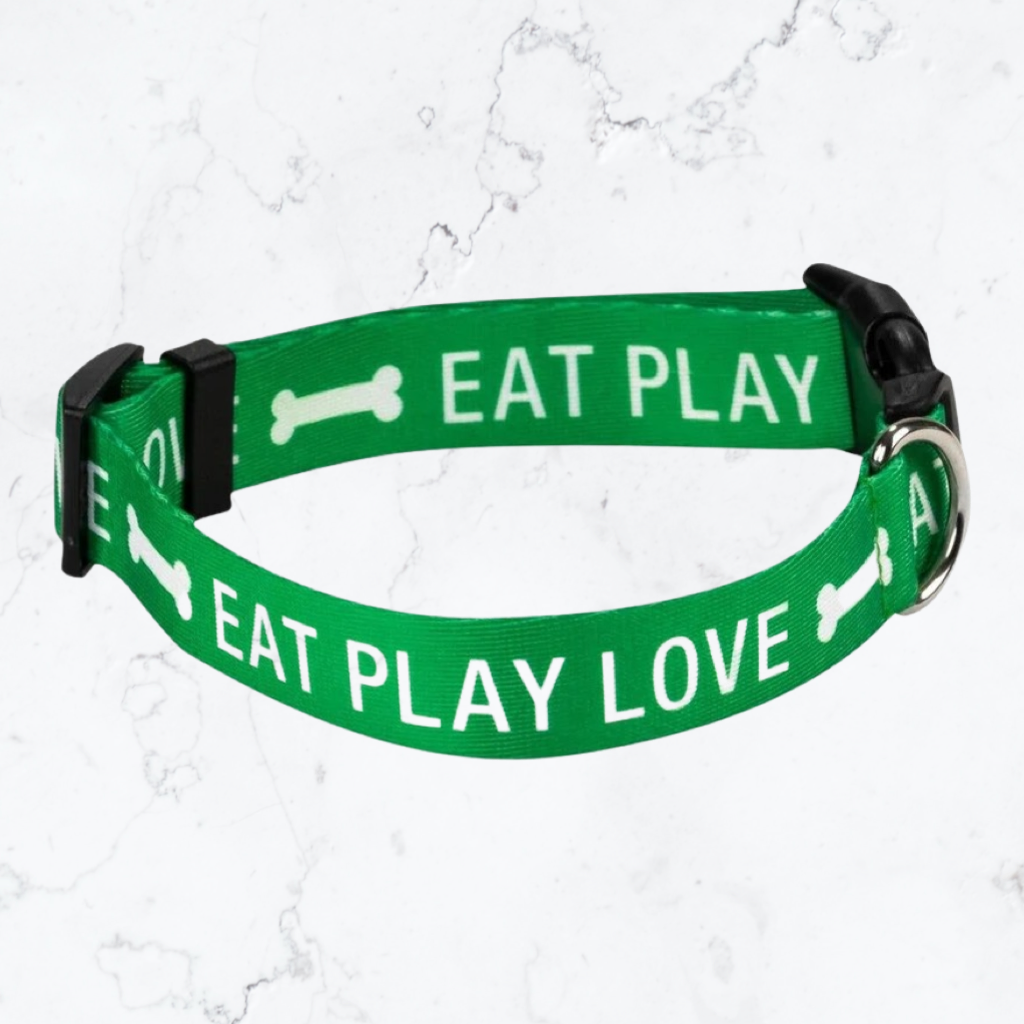 Dog Collar - Eat Play Love