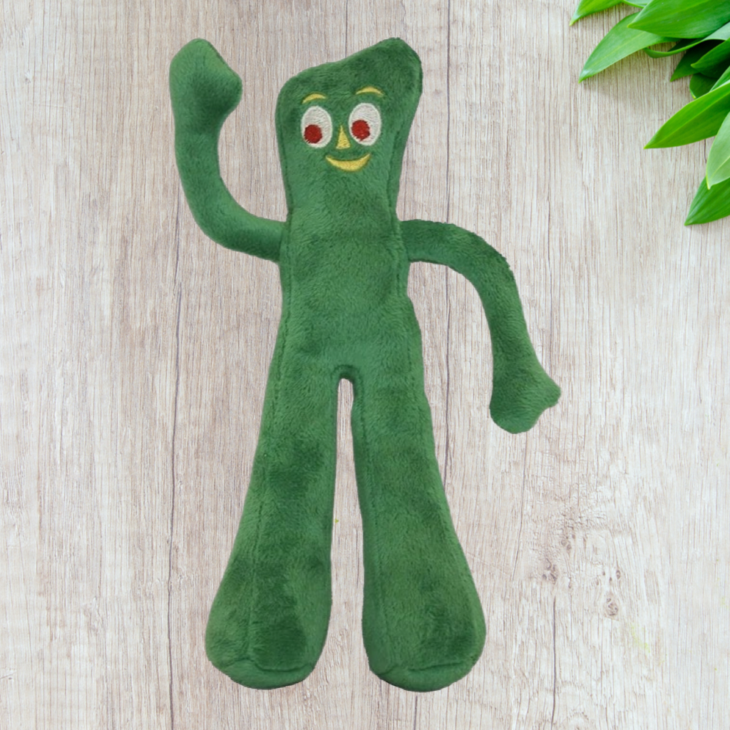 Plush Squeaker Dog Toy - Gumby