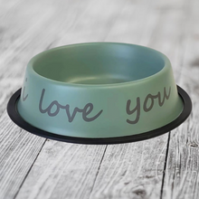 Load image into Gallery viewer, Dog Bowl - Matte Green
