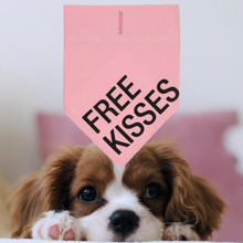 Load image into Gallery viewer, Dog Bandana - Free Kisses
