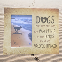 Load image into Gallery viewer, Dog Picture Frame - Paw Prints
