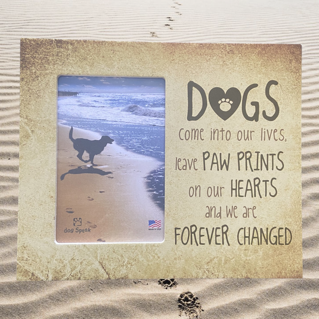 Dog Picture Frame - Paw Prints